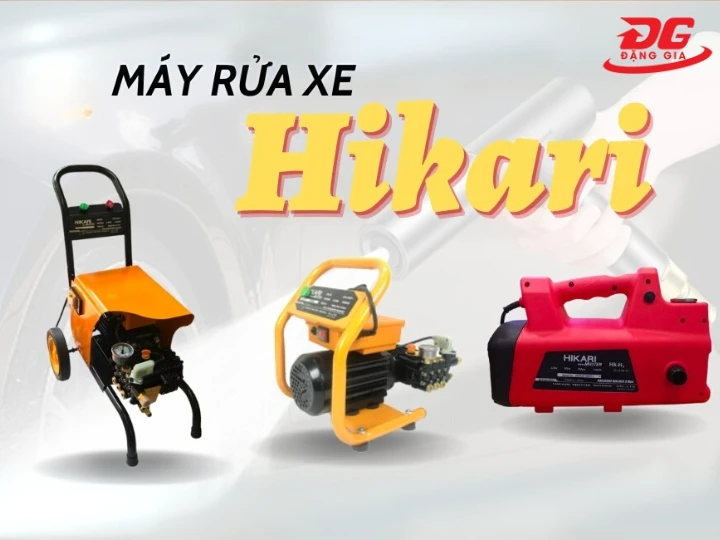 Top 7+ Máy rửa xe Hikari: Chuyên nghiệp, Không nên bỏ lỡ