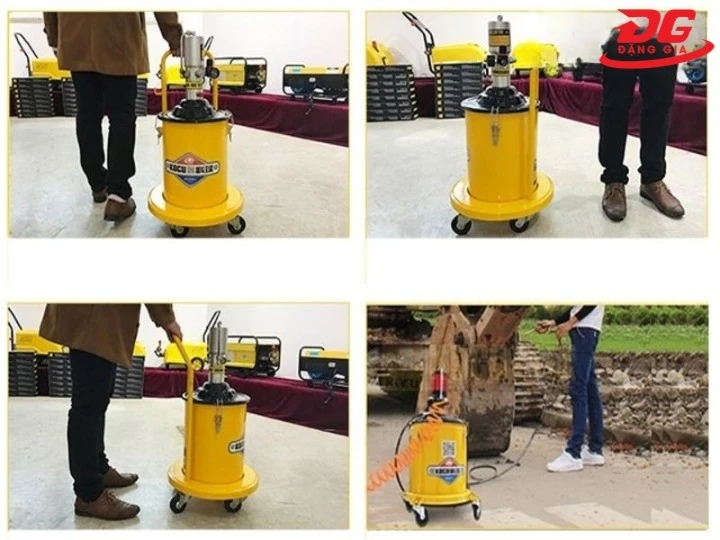 Vận hành máy bơm mỡ Kocu GZ-85B