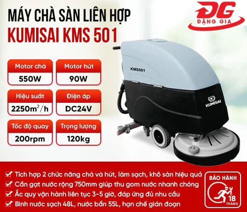 Máy chà sàn liên hợp Kumisai KMS-501 2