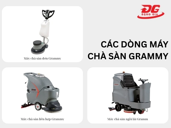 Các dòng máy chà sàn Grammy