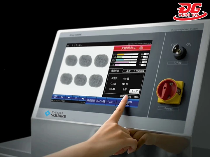 máy rà kim loại X-ray dễ thao tác