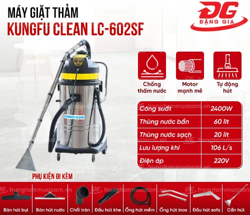 Máy giặt thảm Kungfu Clean LC-602SF 2