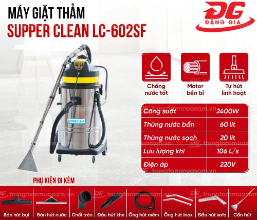Máy giặt thảm Supper Clean LC-602SF 2