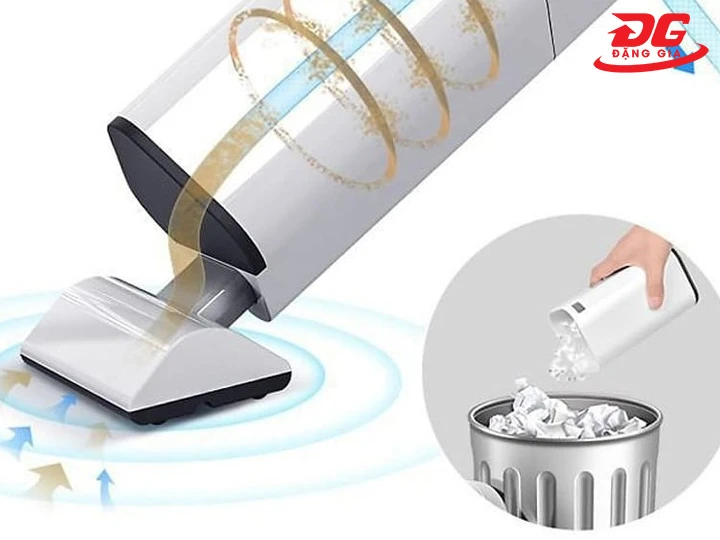 Dung tích bình chứa bụi nhỏ