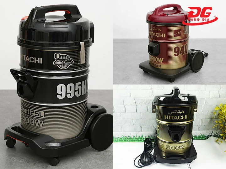 thiết kế của máy hút bụi công nghiệp Hitachi