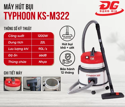 Máy hút bụi Typhoon KS-M322 2