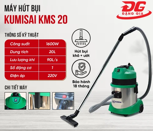 Máy hút bụi công nghiệp Kumisai KMS 20 2