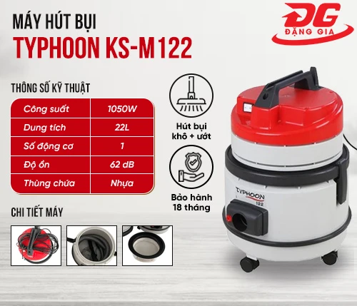 Máy hút bụi Typhoon KS-M122 2