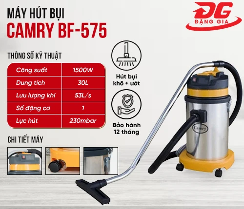 Máy hút bụi công nghiệp Camry 30L BF-575 2