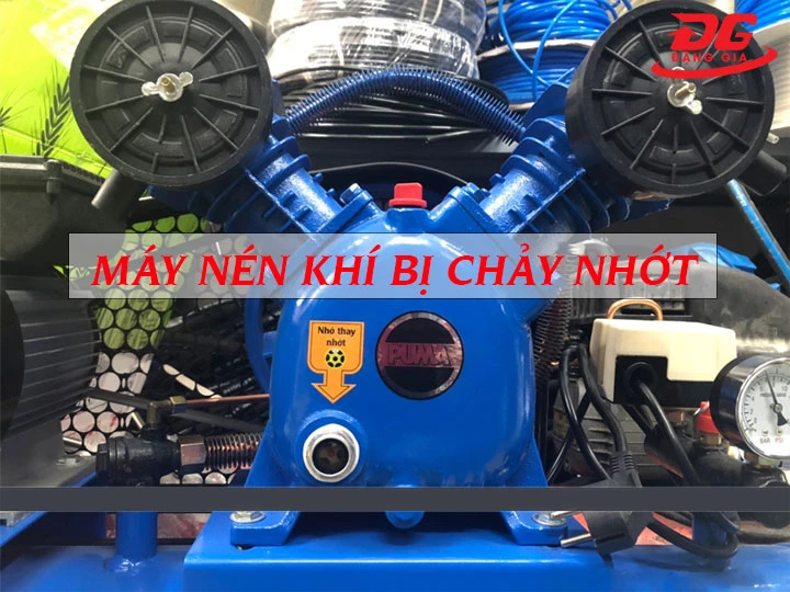 Tại sao máy nén khí bị chảy nhớt? Chuyên gia giải đáp chi tiết
