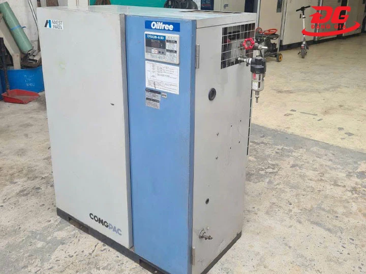 Máy nén khí cách âm Nhật bãi được thiết kế cách âm