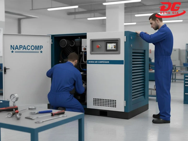 cách sử dụng máy nén khí Napacomp