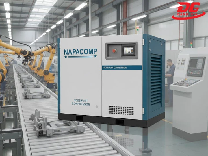 Máy nén khí Napacomp cung cấp khí nén