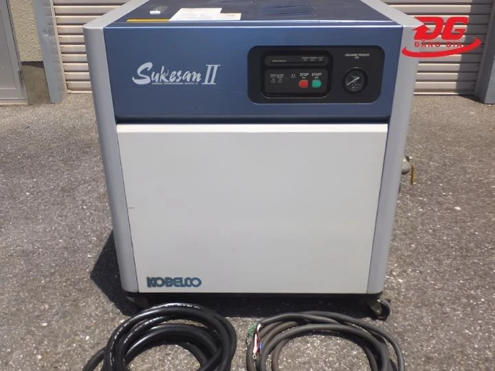  Máy nén khí trục vít 5HP Kobelco Sukesan II Nhật Bãi