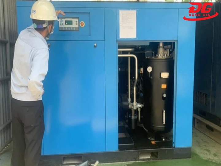 Máy nén khí trục vít Pegasus TMPM100A vận hành êm