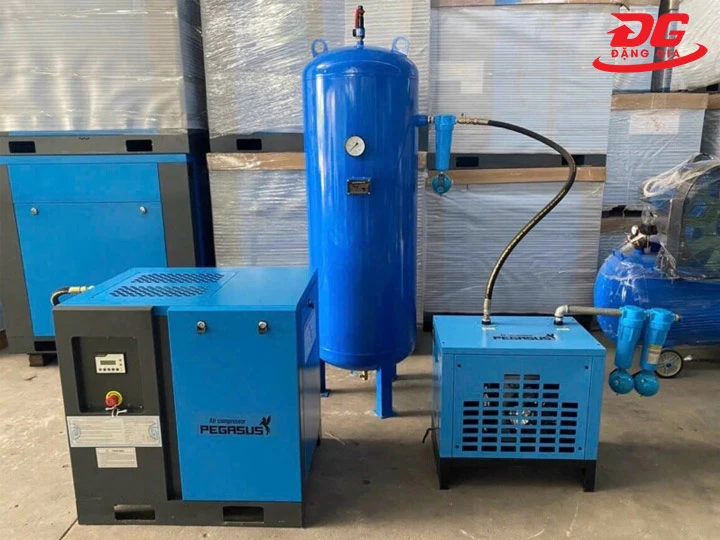 hiệu suất máy bơm hơi trục vít cao