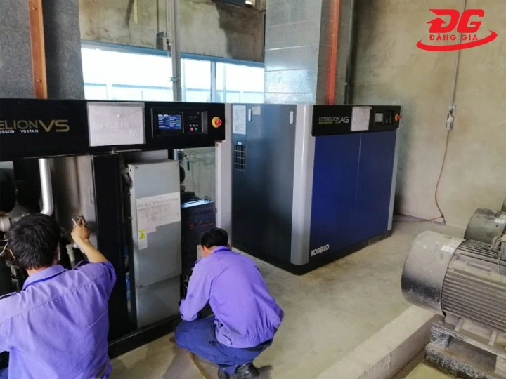 bảo trì máy nén khí trục vít