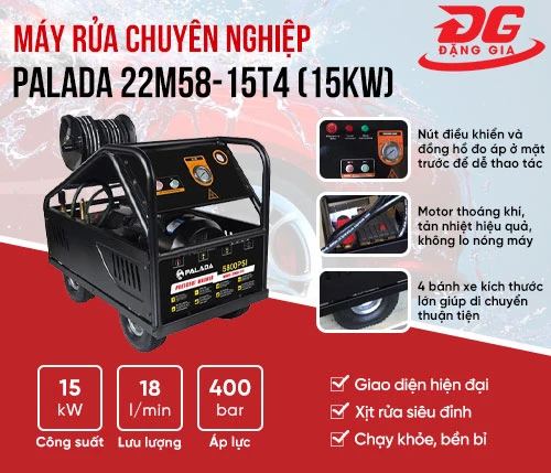 Máy rửa chuyên nghiệp Palada 22M58-15T4 (15Kw) 2