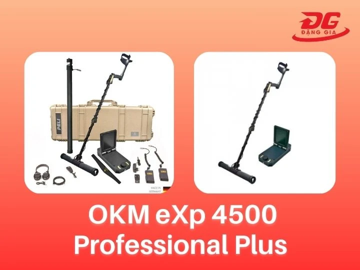 Máy dò kim loại OKM eXp 4500 Professional Plus của Đức