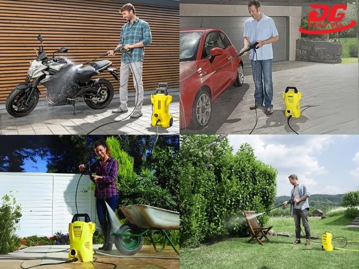 Ứng dụng đa năng của máy rửa xe Karcher K2 Compact Car