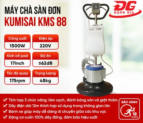 Máy chà sàn đơn Kumisai KMS88 2