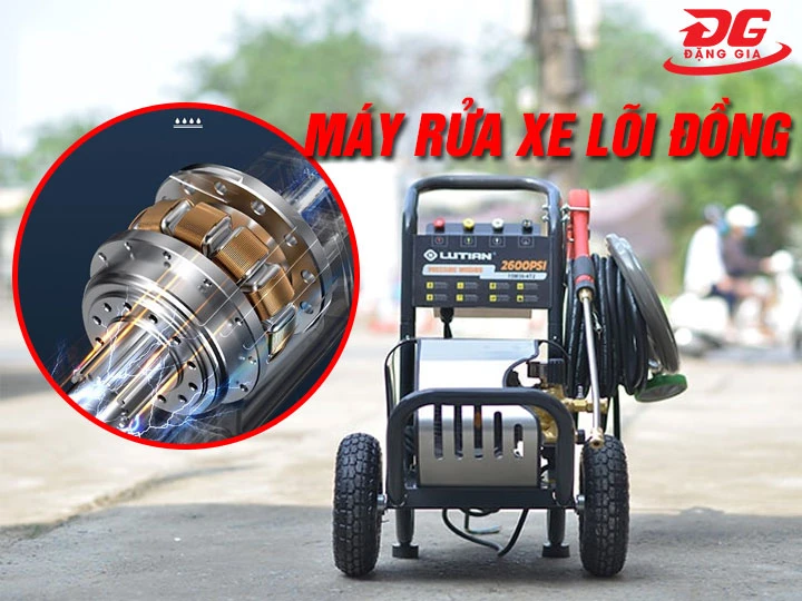 Top 10+ Máy rửa xe lõi đồng: Xịt khoẻ - Ngon - Bổ - Rẻ 2025