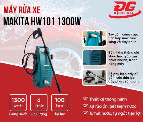 Máy rửa xe Makita HW101 1300W 2