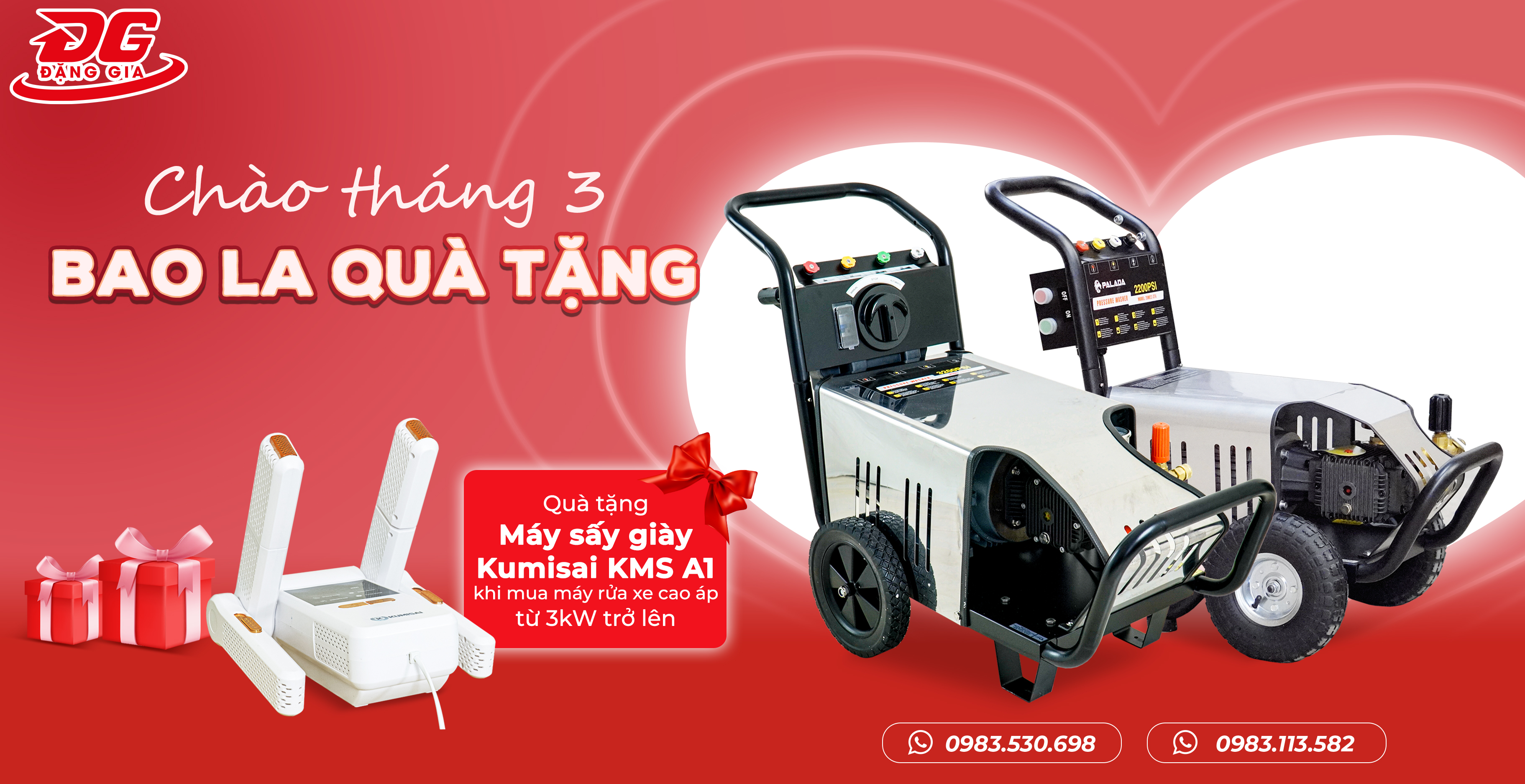 CHÀO THÁNG 3 - BAO LA QUÀ TẶNG