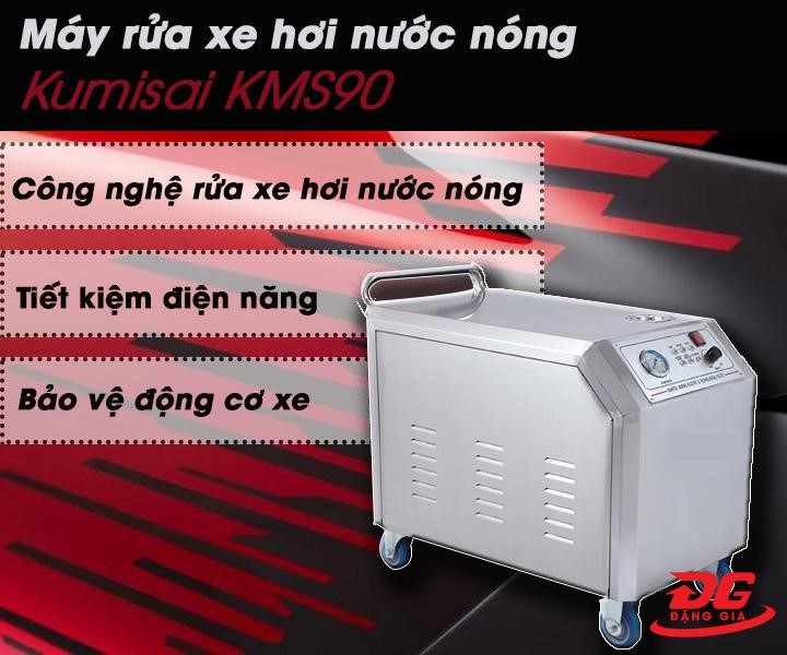 Máy rửa xe hơi nước nóng Kumisai KMS90