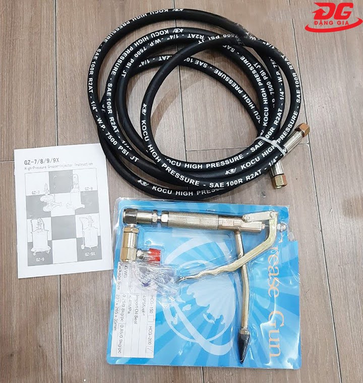 Phụ kiện máy bơm mỡ khí nén Kocu GZ 812 lít