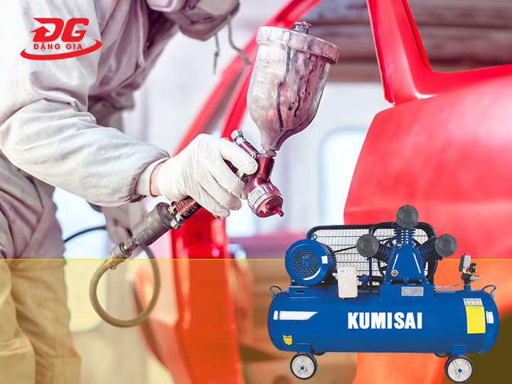 Nạp hơi nhanh, dễ dàng kết nối với nhiều thiết bị dùng khí nén khác 