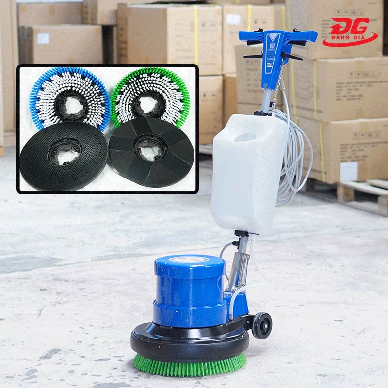 Máy chà sàn công suất cao Kumisai KMS 523 và các phụ kiện đi kèm
