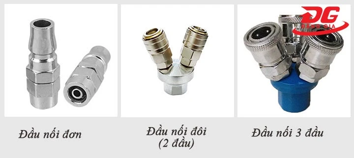Một số loại đầu nối hơi máy nén khí phổ biến