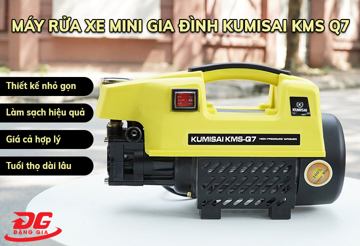 Ưu điểm của máy rửa xe mini gia đình Kumisai KMS Q7