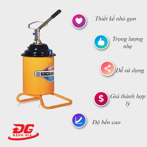 Ưu điểm của máy bơm mỡ Kocu GZ-6S