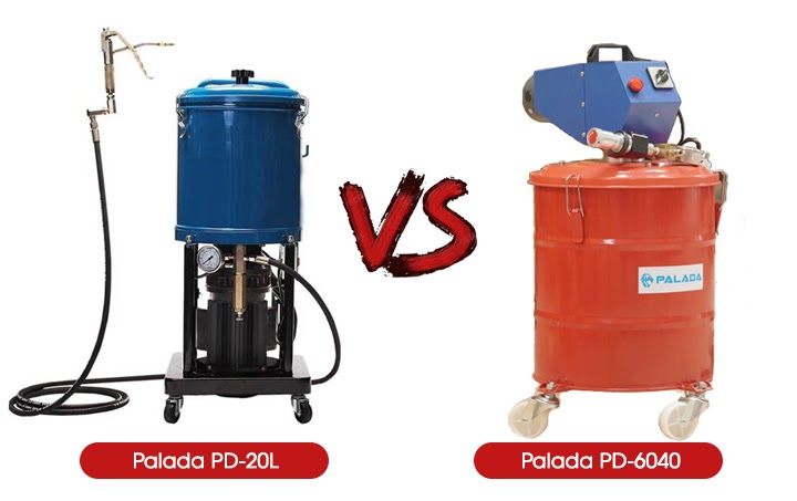 Máy bơm mỡ bằng điện Palada PD-20L và Palada PD-6040