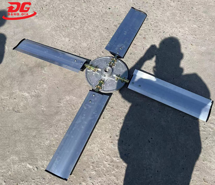 cánh quạt nhôm được khách hàng chụp lại