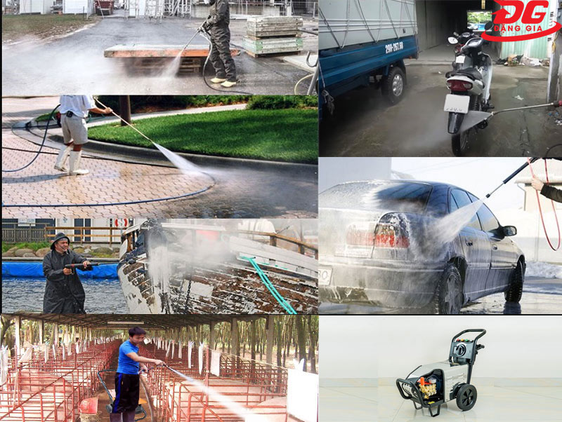 Máy xịt rửa xe có ứng dụng đa dạng trong đời sống hàng ngày 