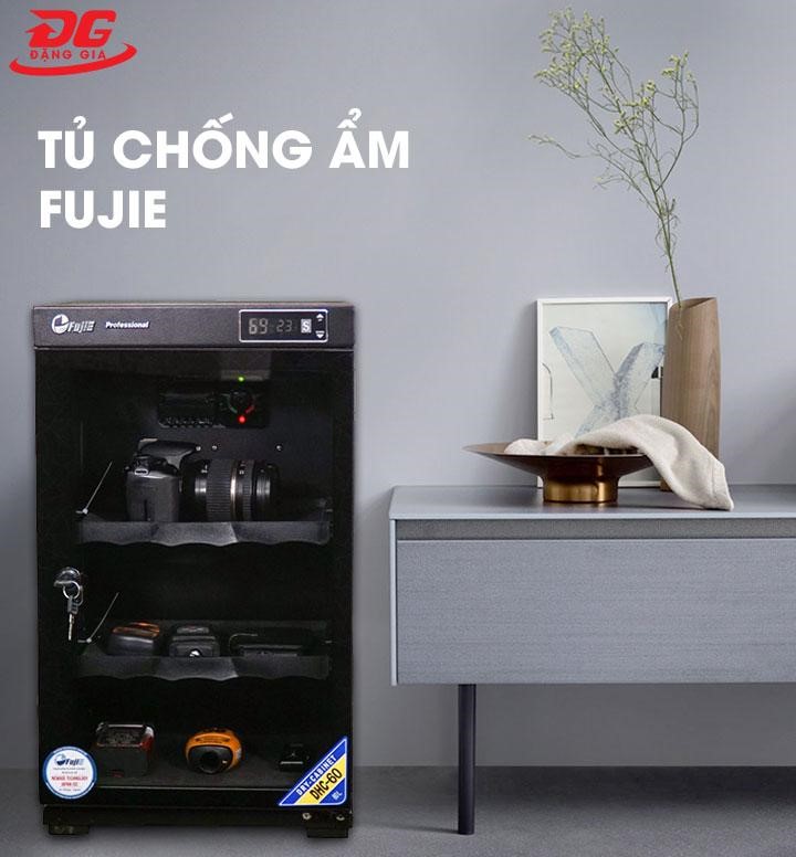 Tủ chống ẩm máy quay Fujie được đặt ở vị trí khô ráo, thoáng mát