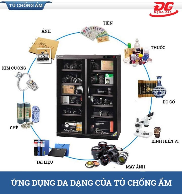 Tủ chống ẩm FujiE được ứng dụng đa dạng trong cuộc sống