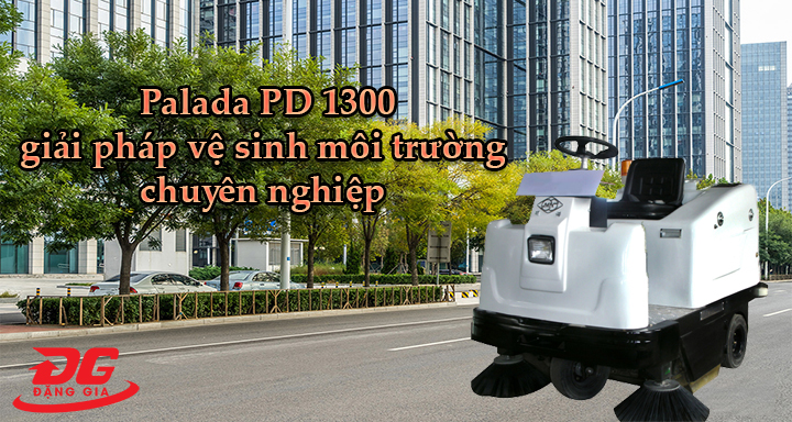 xe quét rác hút bụi đường Palada PD 1300