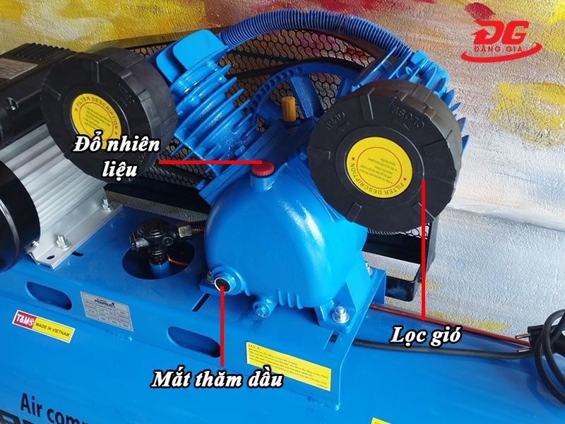 Một số chi tiết của đầu nén