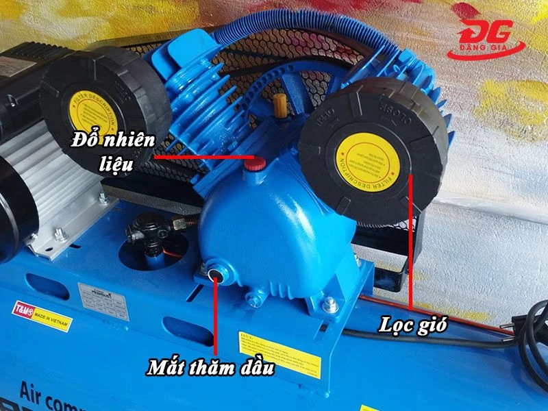 Một số chi tiết của đầu nén