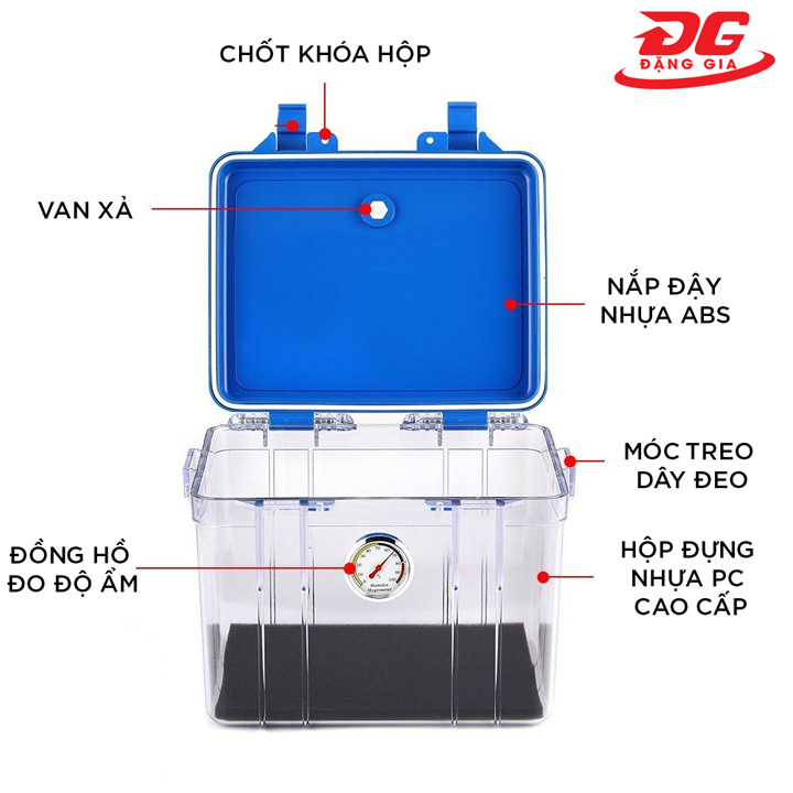 Cấu tạo đơn giản của hộp chống ẩm Eirmai R10