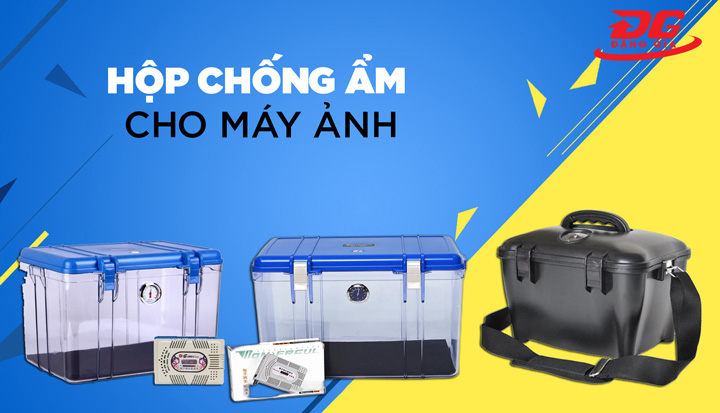 Hộp chống ẩm giúp bảo quản máy ảnh khỏi các tác nhân gây hại ngoài môi trường