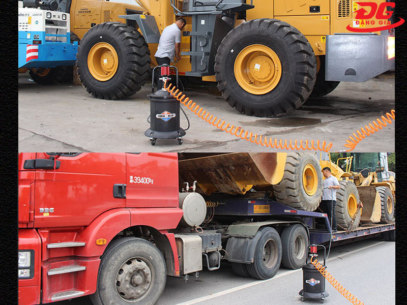 Kocu GZ200 dùng để bơm mỡ bôi trơn các thiết bị hạng nặng