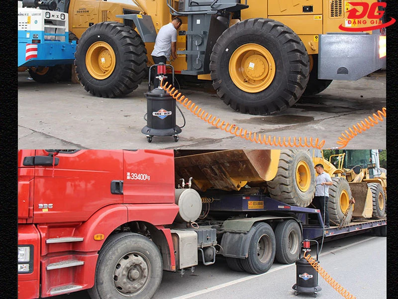 Kocu GZ200 dùng để bơm mỡ bôi trơn các thiết bị hạng nặng