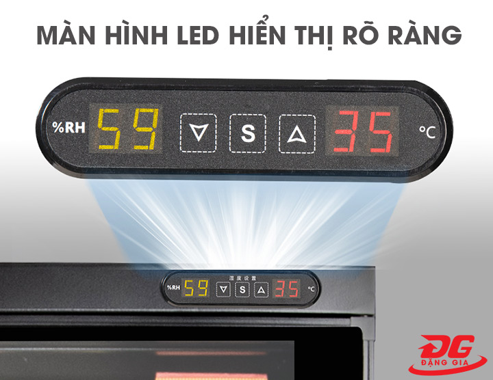 Màn hình hiển thị thông số rõ ràng của Fujie DHC 800