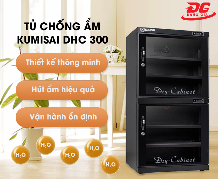 Ưu điểm nổi bật của tủ hút ẩm Kumisai DHC 300