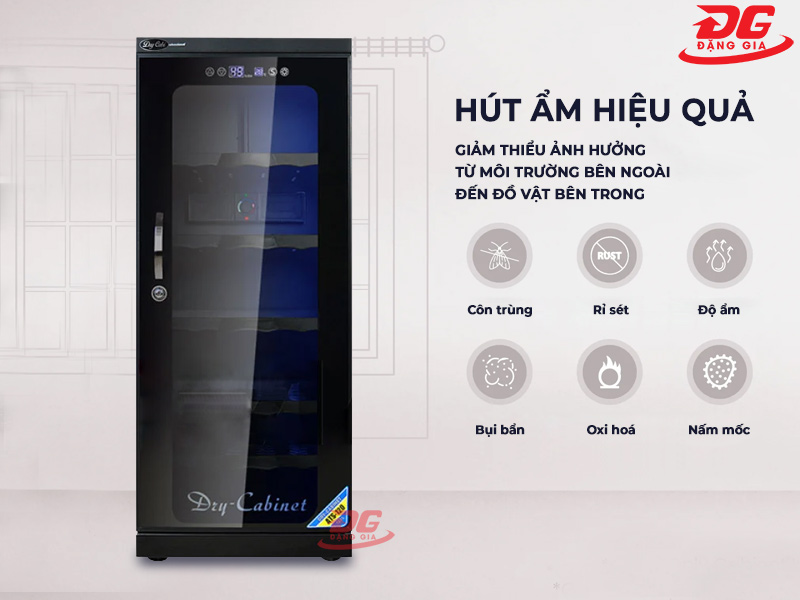 Tủ chống ẩm cho máy ảnh Dry-Cabi ATS-120